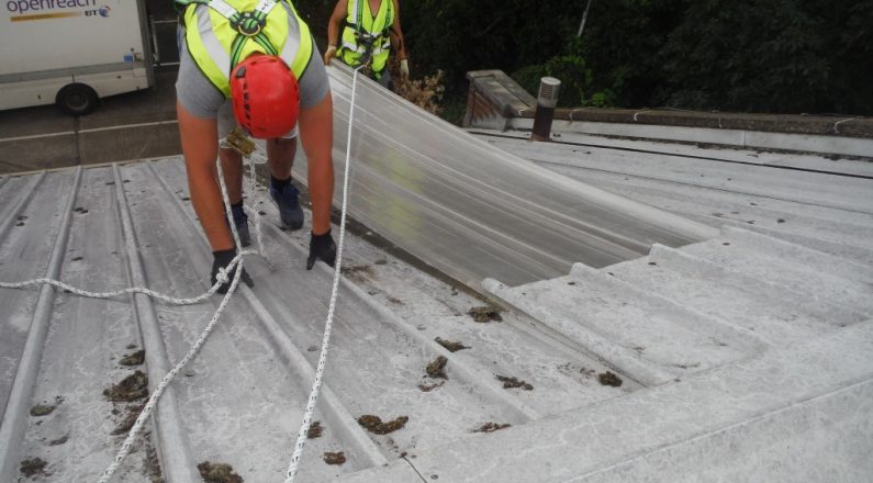 Fall Protection Bury Industrial Skylights Replacement 